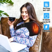 Θερμαινόμενο περιτύλιγμα με μαξιλαράκι ώμου - Θερμαντικό μαξιλαράκι 3 επιπέδων θερμότητας για τον πόνο στον ώμο για άνδρες Γυναίκες Ανακούφιση από τον πόνο παγωμένου ώμου