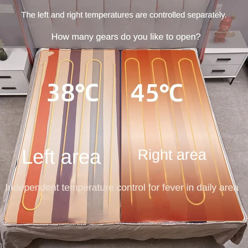 110V-220V turvalisus plüüs elektriline tekk voodi termostaat elektriline madrats pehme elektriline soojendus tekk soojem soojendus vaip