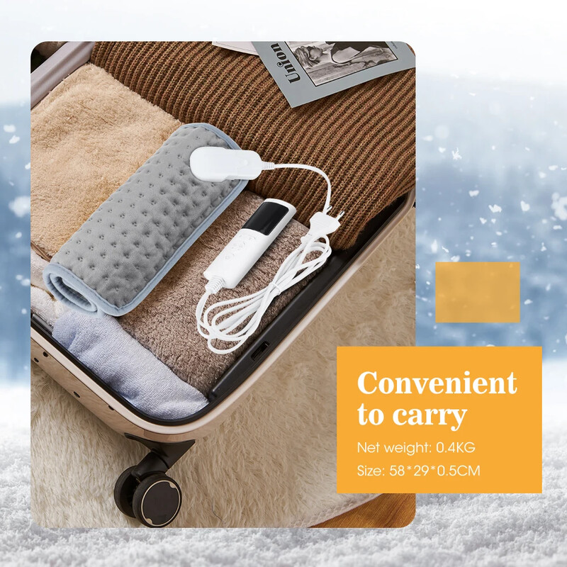 Ηλεκτρική θέρμανση Θερμική κουβέρτα θερμοκρασίας 9 επιπέδων Θερμική κουβέρτα χρονισμού 4 επιπέδων Χειμερινό ζέσταμα σώματος Πίσω κοιλιά Πόδι Χέρι 110/240V