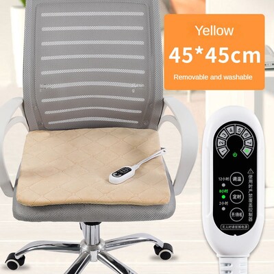 Μαξιλαράκι θέρμανσης καθίσματος Ηλεκτρικό μαξιλάρι θέρμανσης Πλάτη καρέκλας γραφείου Ενσωματωμένο θερμοστατικό χαλάκι 3 ταχυτήτων Ρυθμιζόμενη θερμοκρασία 220V