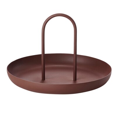 Põhjamaade ümmargune kandik käepidemega kaasaskantav kaelakee ehted lauaarvuti kodukaunistusalus Mitmesugused käepidemed käepidemega elutuba köögi hoiualus