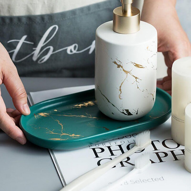 Vastupidav suurepärane ovaalne hoiualus Seebirätikute parfüümihoidja Keraamika Ovaalne hoiualus, mida on lihtne kodus puhastada