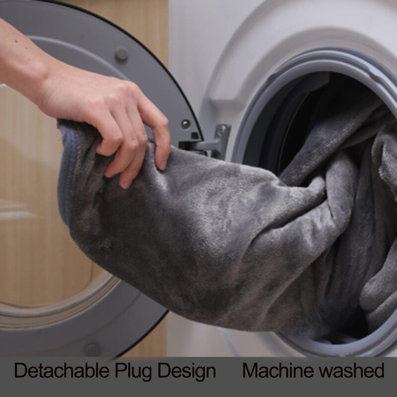 RUIANBAO soojendusega tekk, pehme 2-kihiline flanellist elektritekk 3 soojendusastme ja ajastusfunktsiooniga, masinpestav