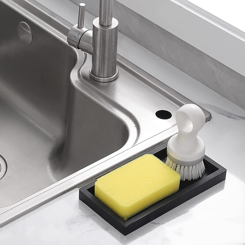 Silikoonseebi dosaatori alus Vannitoa vannituppa hoiustamisalus nõudeseebi käsnale parfüümi küünla lauapealne hoiualus 2 suurust