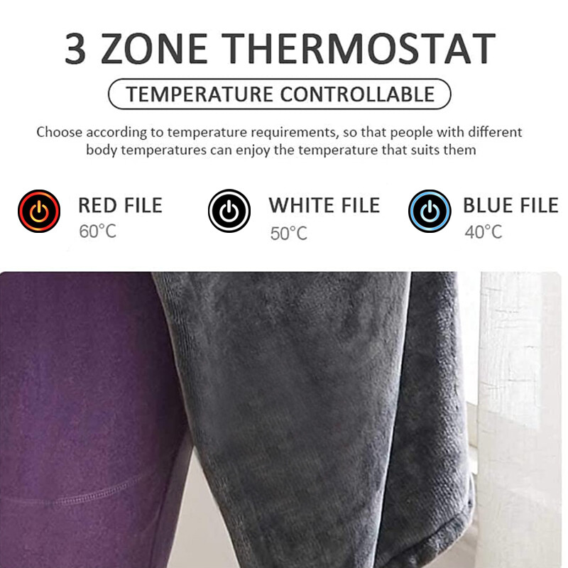 Θερμαινόμενο σώμα προστασίας από το κρύο για το χειμώνα Θερμαινόμενο θερμαινόμενο σάλι με θερμαινόμενο ηλεκτρικό θερμαινόμενο βελούδινο κουβέρτα Θερμαινόμενο σάλι Coral φανέλα Θερμαινόμενη κουβέρτα