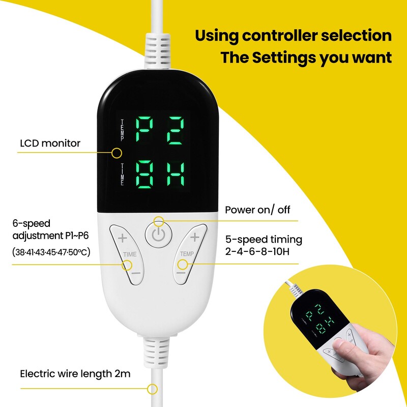 150*180cm elektriline soojenduse tekk 6 käiguga temperatuuri reguleerimise flanell soojendusega tekk voodi diivanile talve soe kodukasutus tekk