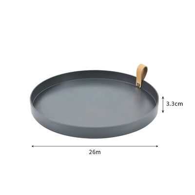 1 tk Lihtne ühevärviline ümmargune hoiualus Kaasaskantav magamistoa laud Dekoratiivkosmeetika Ehted Mitmesugused vitriinide korraldaja