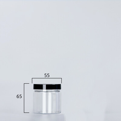 Διαφανές σφραγισμένο κουτί με καπάκι Πλαστικό άδειο μπουκάλι συσκευασίας Κουβάς αποθήκευσης κυκλικό δοχείο μπισκότων Βάζο τροφίμων Σφραγισμένα δοχεία δοχείο δοχείο