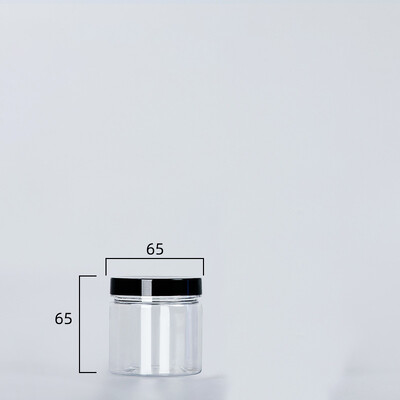 Διαφανές σφραγισμένο κουτί με καπάκι Πλαστικό άδειο μπουκάλι συσκευασίας Κουβάς αποθήκευσης κυκλικό δοχείο μπισκότων Βάζο τροφίμων Σφραγισμένα δοχεία δοχείο δοχείο