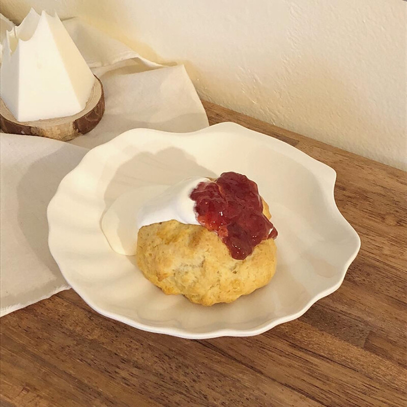 Korea koorega tassi keraamiline kandik hommikusöögi suupisteroog puuviljavaagen Creative KTV suupistekauss lauanõud restoranitarbed