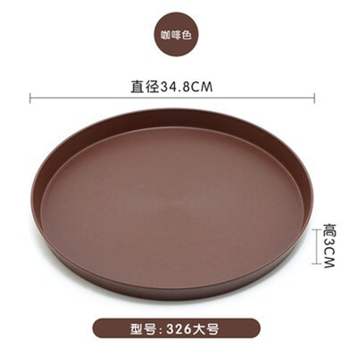 Σκανδιναβικό στυλ Πλαστικός στρογγυλός δίσκος Παχύ πιάτο κέικ ψωμιού Οικιακός δίσκος τσαγιού κατά του ζεματίσματος Πολυλειτουργικός δίσκος φρούτων κουζίνας