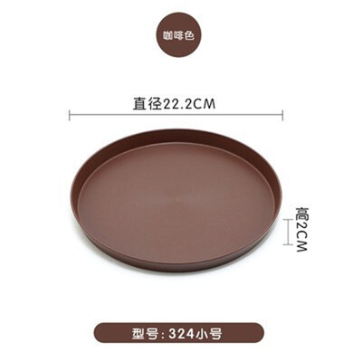 Σκανδιναβικό στυλ Πλαστικός στρογγυλός δίσκος Παχύ πιάτο κέικ ψωμιού Οικιακός δίσκος τσαγιού κατά του ζεματίσματος Πολυλειτουργικός δίσκος φρούτων κουζίνας