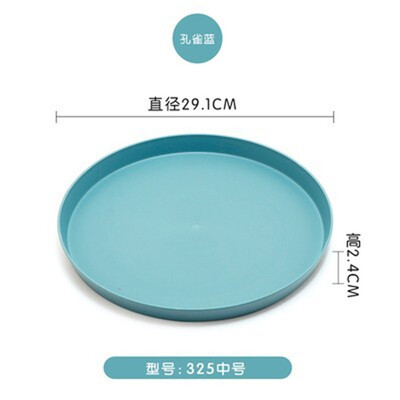 Σκανδιναβικό στυλ Πλαστικός στρογγυλός δίσκος Παχύ πιάτο κέικ ψωμιού Οικιακός δίσκος τσαγιού κατά του ζεματίσματος Πολυλειτουργικός δίσκος φρούτων κουζίνας