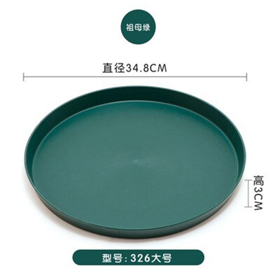 Σκανδιναβικό στυλ Πλαστικός στρογγυλός δίσκος Παχύ πιάτο κέικ ψωμιού Οικιακός δίσκος τσαγιού κατά του ζεματίσματος Πολυλειτουργικός δίσκος φρούτων κουζίνας