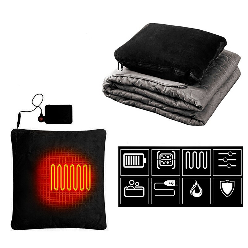 Talvine kaasaskantav USB intelligentne soojendus Kahe kasutusega elektritekk Elamu kontoriauto multifunktsionaalne soojenduspadi