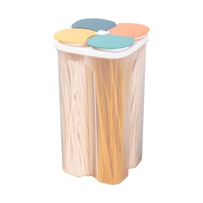 1500/2300 ml teravilja hoiupaak köögikamber hoiukarp plastikust niiskuskindel suletud purk nuudli ubade riisikonteiner