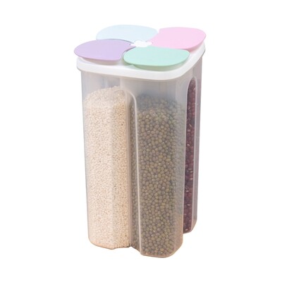 1500/2300 ml teravilja hoiupaak köögikamber hoiukarp plastikust niiskuskindel suletud purk nuudli ubade riisikonteiner