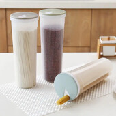 Κουτί αποθήκευσης τροφίμων 2023 Σφραγισμένα δοχεία στεγανό κουτί αποθήκευσης Crisper για δημητριακά σπαγγέτι ζυμαρικά με ζυμαρικά