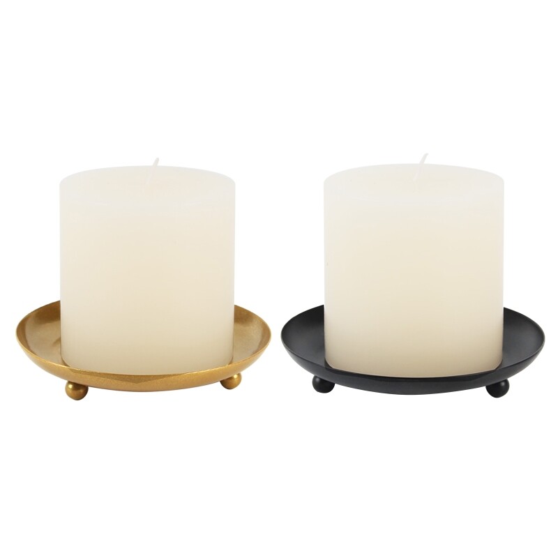 Dekoratiivne laud keskalus Põhjamaade dekoratiivne ümmargune kandik sepistatud maja küünlahoidja küünlajalg küünlajalg metallist kolmapäeval