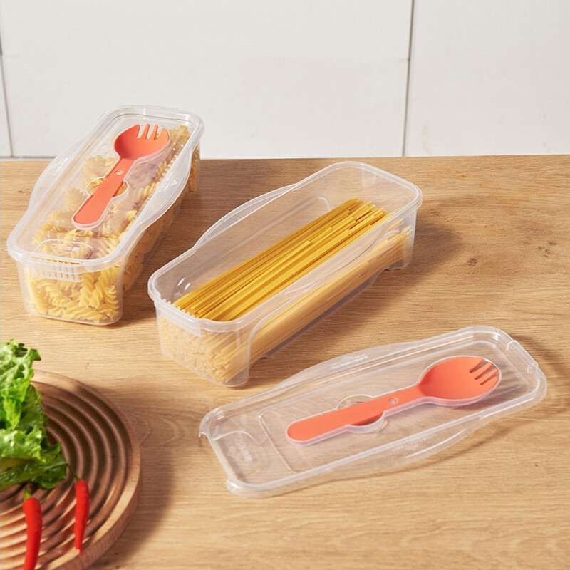 Микровълнова печка за готвене на паста с цедка Топлоустойчива машина за готвене на паста с капак Кутия за готвене на спагети и юфка Кухненски аксесоари