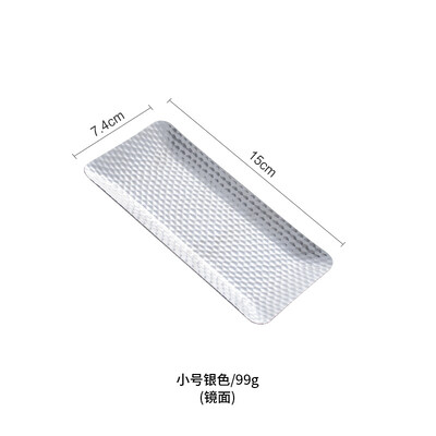 Posuda za pohranu nakita Tanjur za ručnik od nehrđajućeg čelika Salata Kozmetika Ukrasni zlatni desert Voće Posuda za večeru