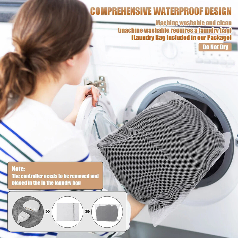 Elektriline soojendustekk pestav kahekihiline automaatne temperatuuri reguleerimise flanell elektriline tekk talvekeha soojendaja