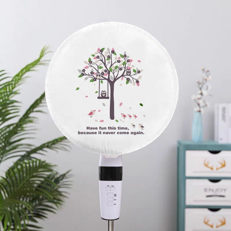 Animacinių filmų dulkėms atsparūs dangteliai, skirti elektriniam ventiliatoriui, buitinis universalus grindų dangtelis, nešiojamasis stalo apsauginis dėklas namų dekoravimui