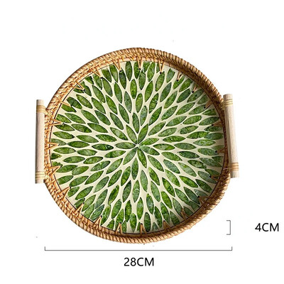 Rotangist kandikutaldrikud Pärastlõunatee kandik toidu serveerimiseks Toidutaldriku serveerimiseks suupisteroog Magustoit Puuviljad Kuivad maiustused Kook Avaleht