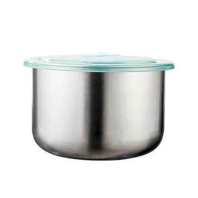 Купички за приготвяне на храна Купа за съхранение на храна от неръждаема стомана с капак Непропускливи купички за многократна употреба Контейнер за храна Кухненски консумативи