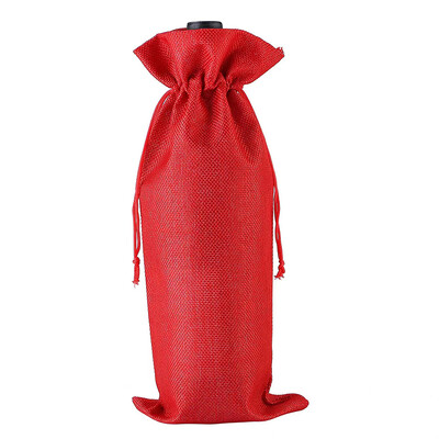 Punase veini pudeli kaaned Veinikotid Kingitusšampanjakotid kotikeste pakkekotid Pulmapeokaunistusteks Veini hoiukotid