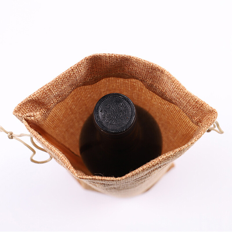 Punase veini pudeli kaaned Veinikotid Kingitusšampanjakotid kotikeste pakkekotid Pulmapeokaunistusteks Veini hoiukotid