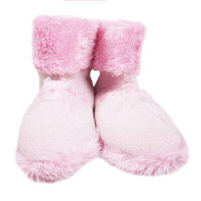 USB топла обувка за крака Електрически нагреваеми обувки Плюшени топли чехли Отопляеми крака Миещи се топли пухкави ботуши Топли обувки за крака Нагревател за крака