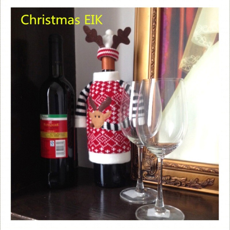Veinipudelikott Loominguline multifilmiriided veinikomplekt Moose Group šampanjapudelikott jõulupeo kaunistustarvikud