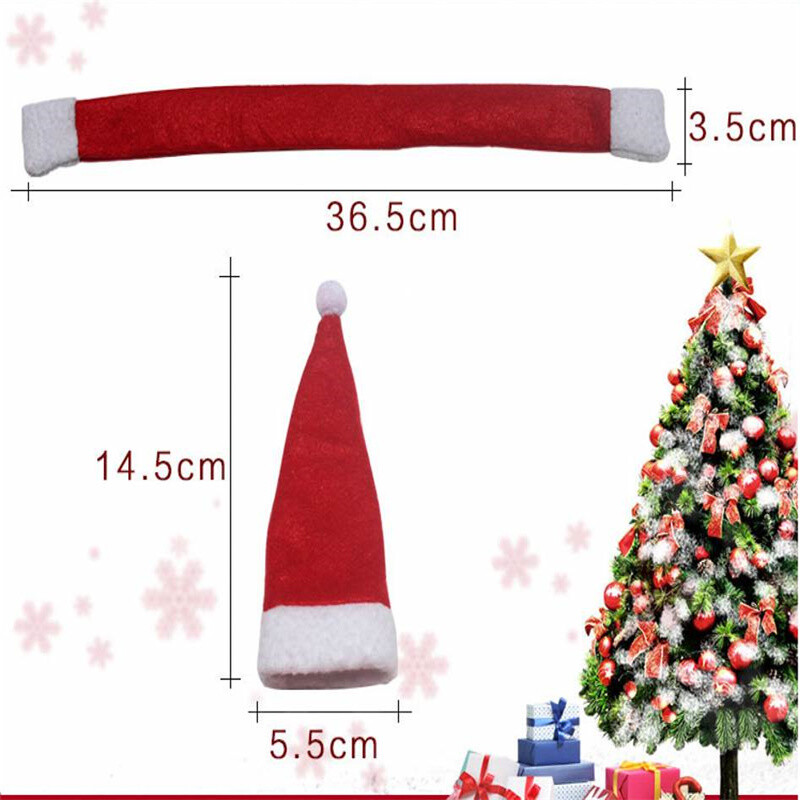 5/1 rinkinio vyno butelių dangteliai Šalikas kepurė Kalėdų vyno butelių papuošimas Naujųjų metų dovana Virtuvės stalo reikmenų dekoravimo priedai