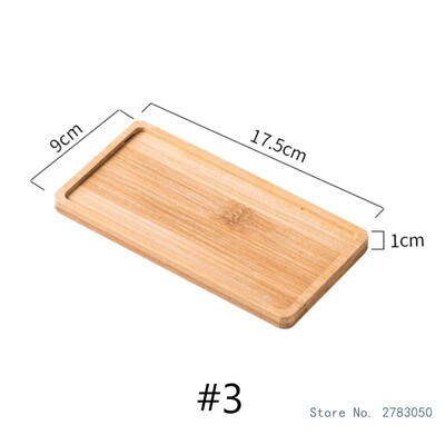 Multifunktsionaalne taimepotihoidik ovaalne bambusest puidust taimealus Vannitoa köögi šampoonialus Ümmargune taime äravoolualus