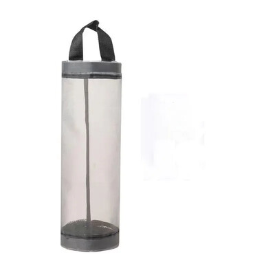 Домашен държач за хранителни стоки Поставка за стена Поставка за найлонови торби Диспенсер Висящо съхранение Кошче за боклук Торба за боклук Кухненски организатор за боклук