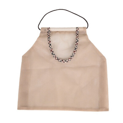 1 бр. Битова висяща чанта за съхранение на лук и чесън в бежов цвят, мрежеста торба за стена за плодове, мрежеста торба за съхранение на кухненски зеленчуци