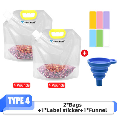 Kaasaskantav köögi hoiukott teravilja niiskuskindel suletud kott läbipaistev paksendatud toidukvaliteediga värskelt säiliv toidukonteinerite kott