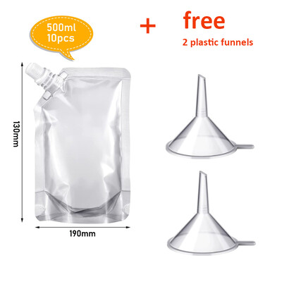 30 komplekti 100–500 ml reisisäilituskott tilakotid Suletud mahla hoiustamisjoogid jääkülma joogi annuse kalorite kontrollkott