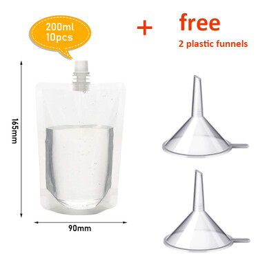 30 komplekti 100–500 ml reisisäilituskott tilakotid Suletud mahla hoiustamisjoogid jääkülma joogi annuse kalorite kontrollkott