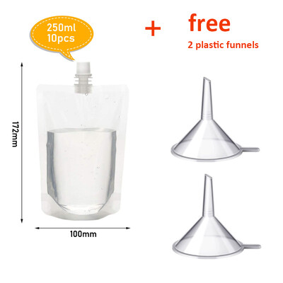 30 komplekti 100–500 ml reisisäilituskott tilakotid Suletud mahla hoiustamisjoogid jääkülma joogi annuse kalorite kontrollkott