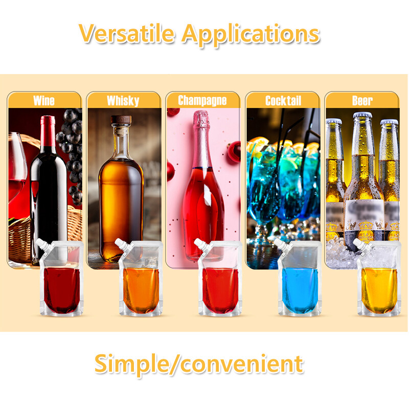 30 komplekti 100–500 ml reisisäilituskott tilakotid Suletud mahla hoiustamisjoogid jääkülma joogi annuse kalorite kontrollkott