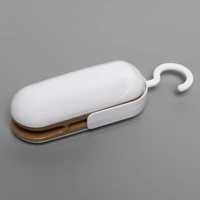 Mini Heat Sealer Kaasaskantav köögitarvikud Tööriistad Hoiustamine Kilekottide sulgur Suupisted Tihendusklamber Mini pitseerimismasina kotiklamber