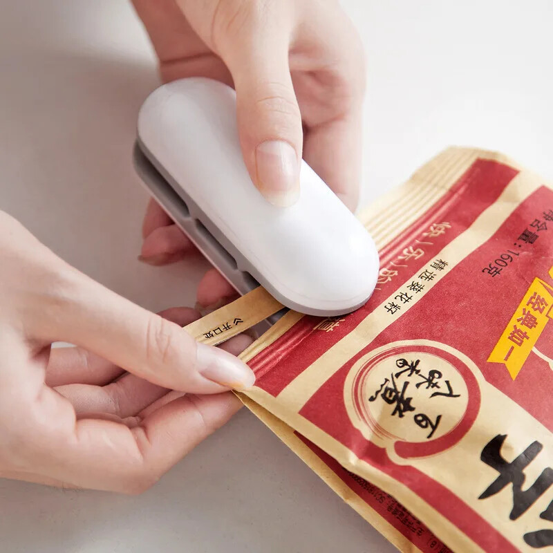 Mini Heat Sealer Kaasaskantav köögitarvikud Tööriistad Hoiustamine Kilekottide sulgur Suupisted Tihendusklamber Mini pitseerimismasina kotiklamber