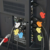 10/20 tk värvijuhuslikud kaablisildid Juhtmesidemed, korduvkasutatavad koos kirjutatava sildiga Traadisildid Kaabli ja juhtmesildid Lihtne tuvastada