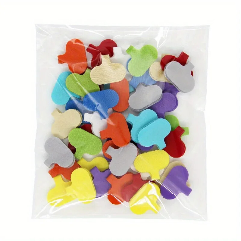 10/20 tk värvijuhuslikud kaablisildid Juhtmesidemed, korduvkasutatavad koos kirjutatava sildiga Traadisildid Kaabli ja juhtmesildid Lihtne tuvastada