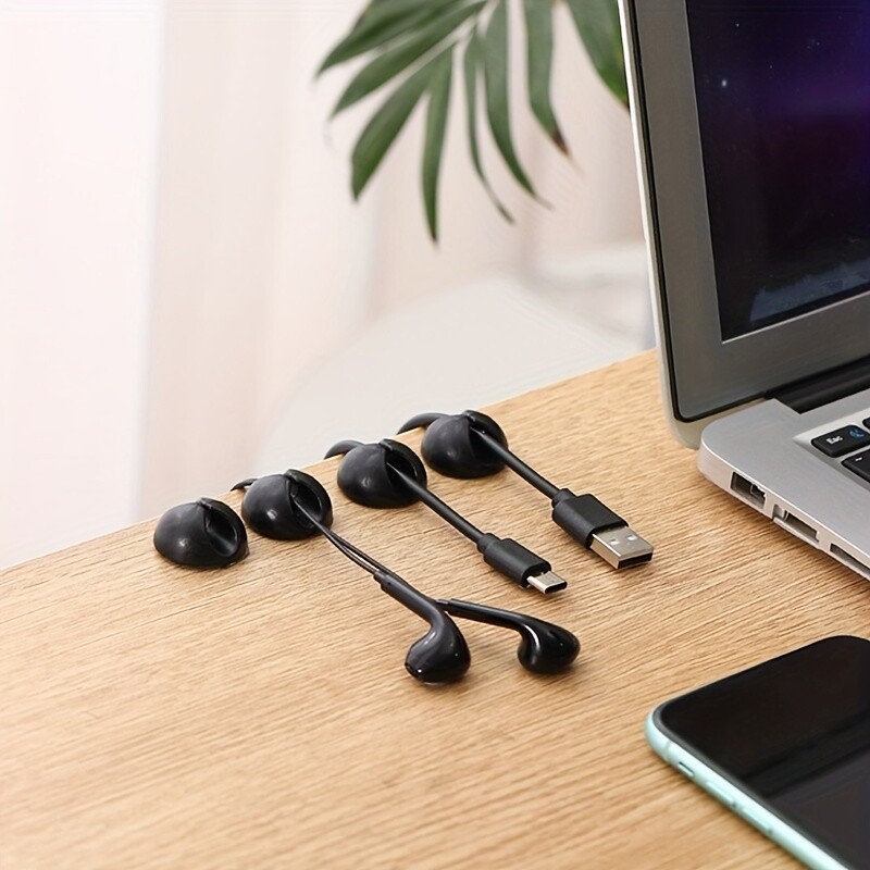 6 tk ümmarguse kaabli sorteerimisseade, andmekaablite salvestamine ja korraldamine, kontori töölaua korraldamine, kaablite sorteerimine ja fikseerimine