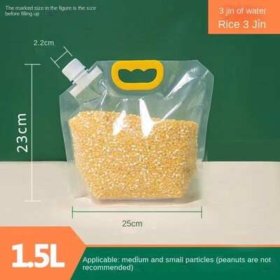 Kodumajapidamises kasutatavad toiduained, suure läbimõõduga suletud koti tila, kott Köögitarbed Teravilja säilituskott Toidu pakendamine Köögitarvikud