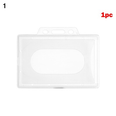 1/3 бр. Унисекс нов протектор за многократна употреба Офис Училищен значка Работни притежатели на карти Ръкав за карти Име на карта Калъф за лична карта