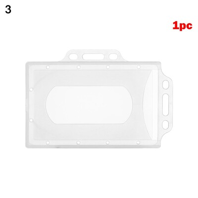 1/3 бр. Унисекс нов протектор за многократна употреба Офис Училищен значка Работни притежатели на карти Ръкав за карти Име на карта Калъф за лична карта